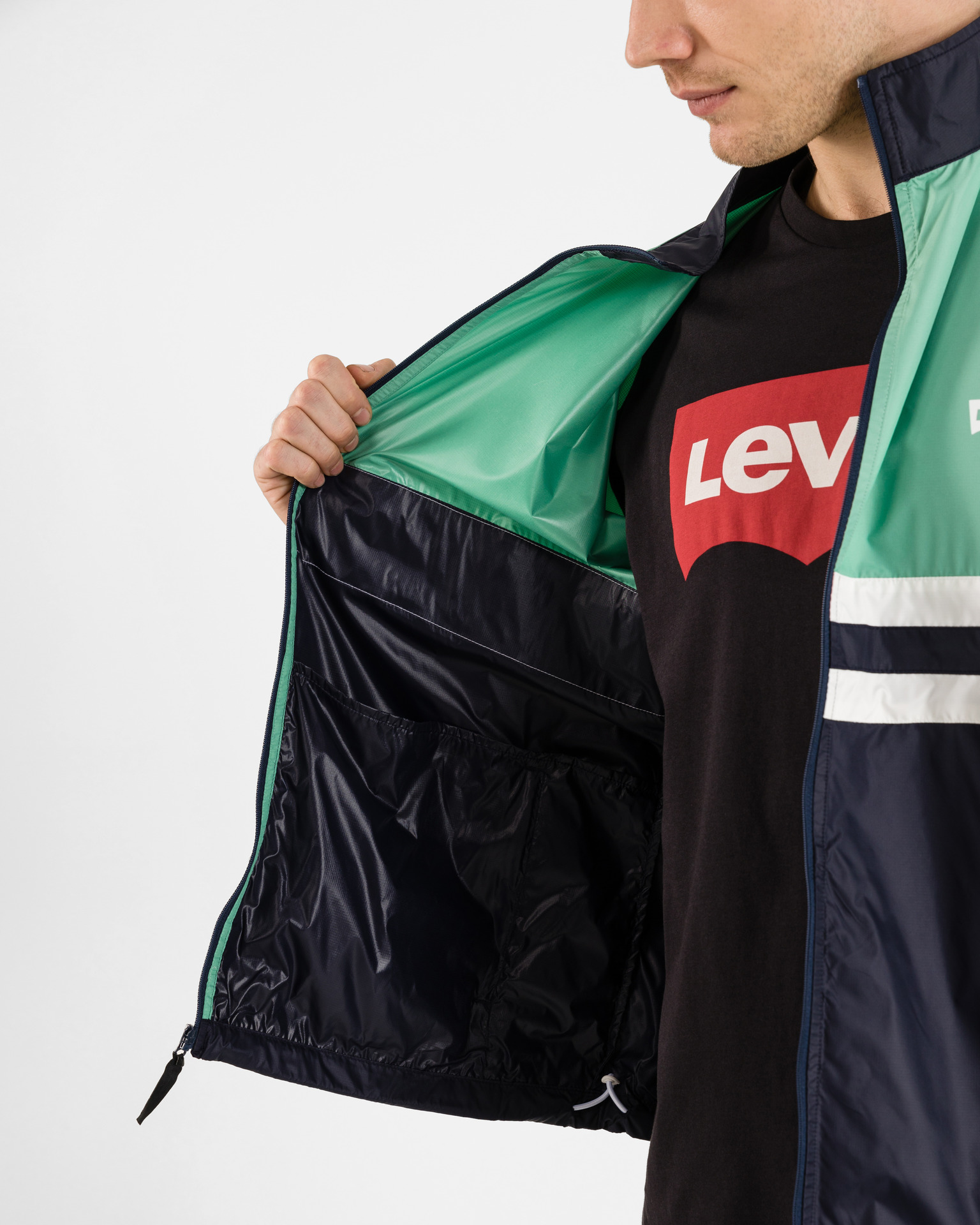 Levi's® - Colorblocked Windbreaker Jacket Bibloo.com