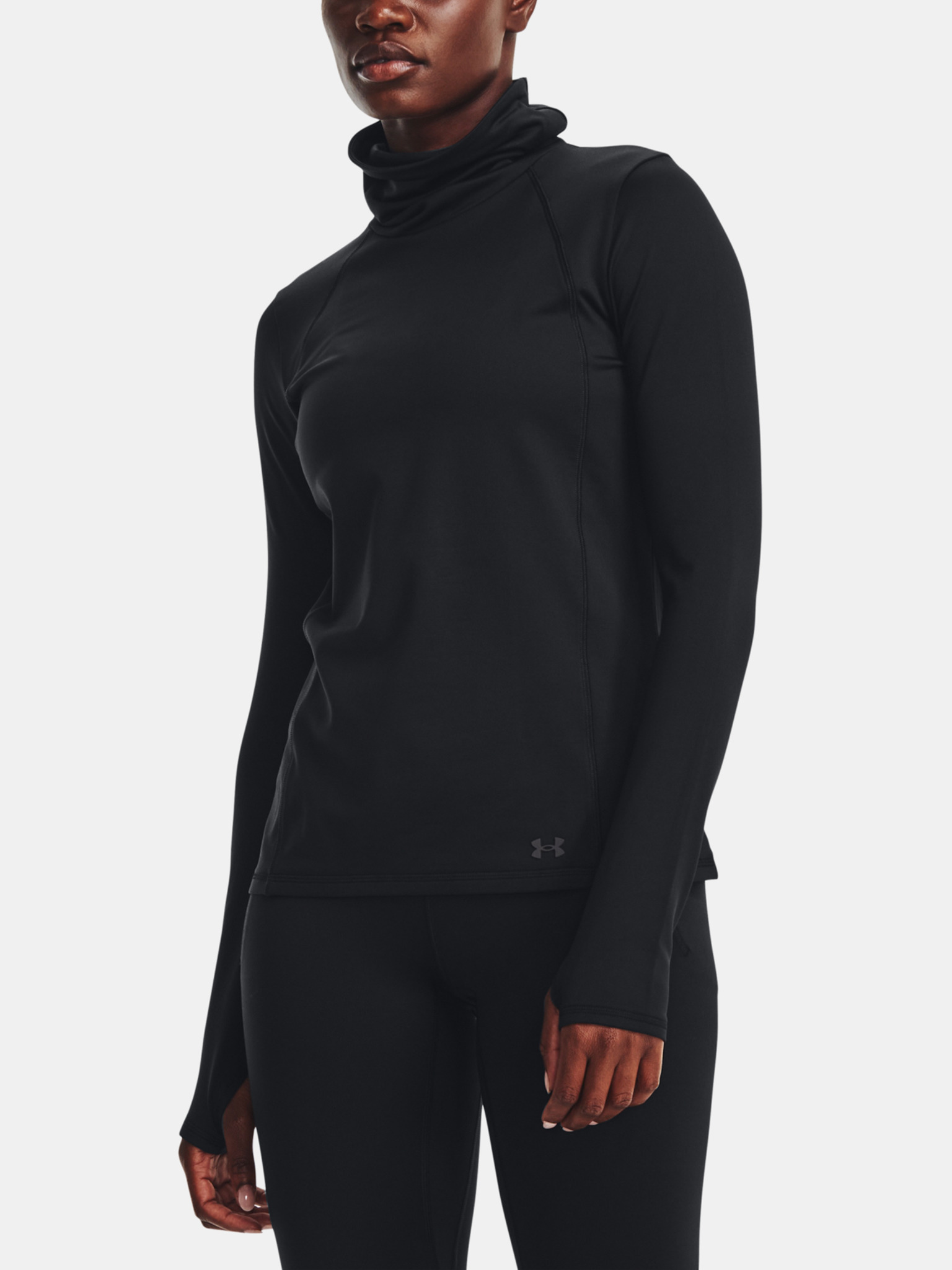 Under Armour - Womens Meridian Cw Funnel Neck Long-Sleeve T-Shirt