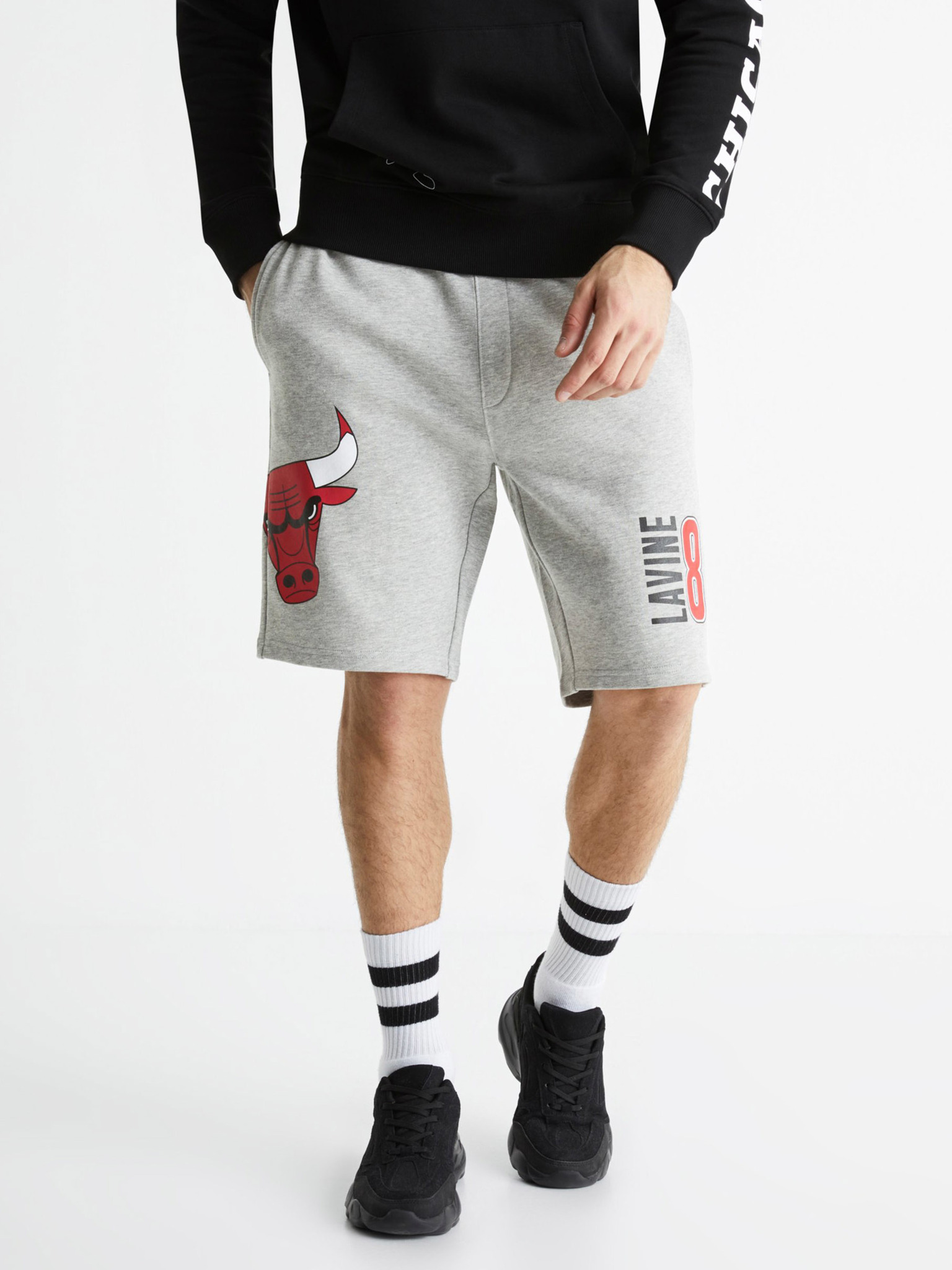 Grey chicago cheap bulls shorts