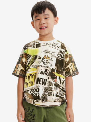 Desigual Negro Kids T-shirt