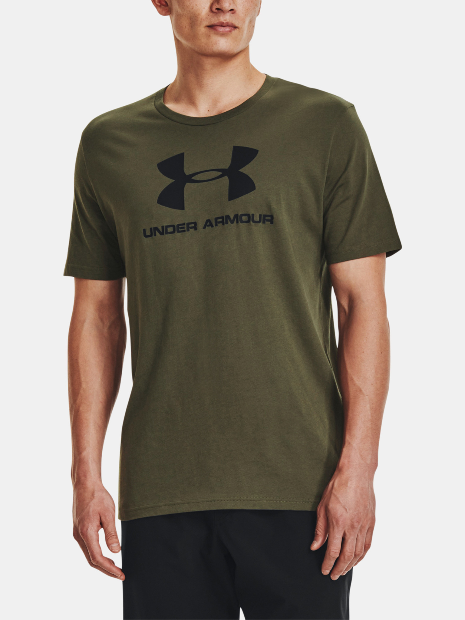 T-shirt Under Armour UA SPORTSTYLE LOGO SS-GRY 