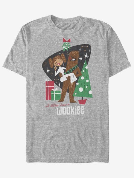 ZOOT.Fan Star Wars Leia a Chewbacca - Kiss a Wookiee T-shirt