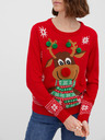 Vero Moda New Frosty Deer Sweater